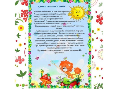 Лето прекрасно, когда безопасно